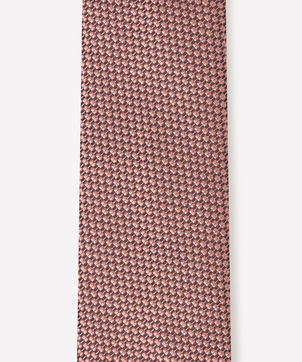Pale Pink Tonal Textured Woven Silk Tie