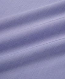 Blue Slim Fit Double Cuff End on End Formal Shirt