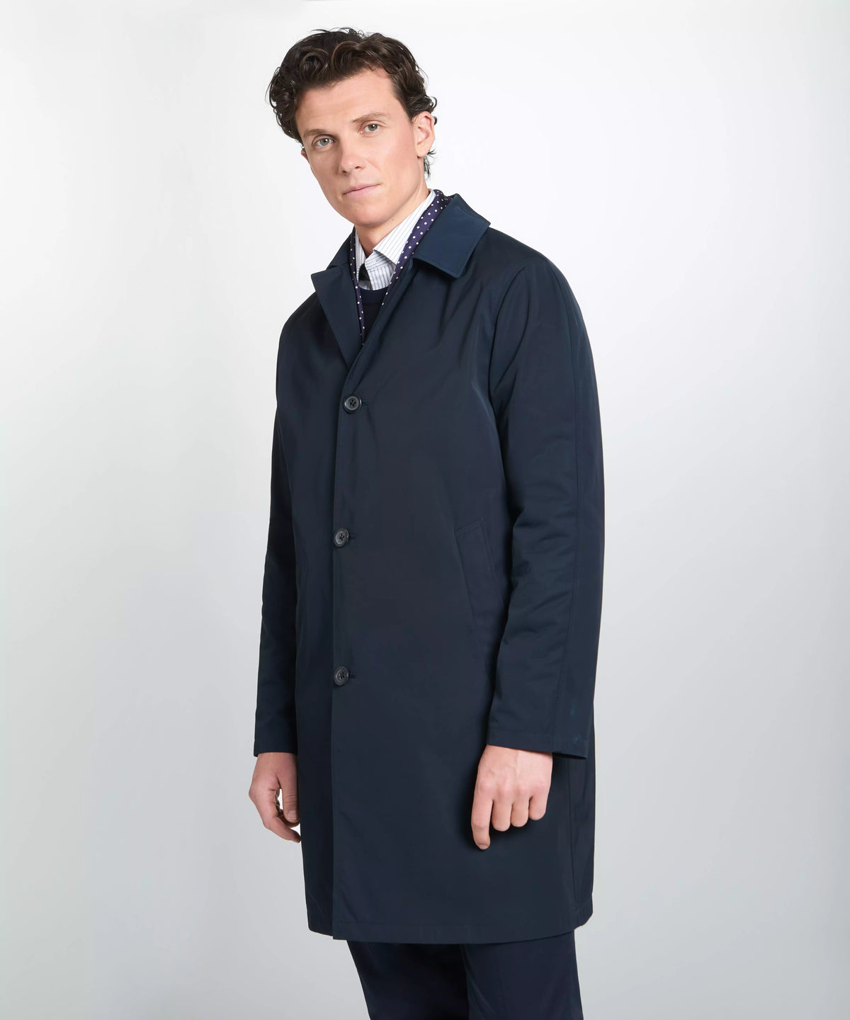 Navy Blue Unlined Modern Mac