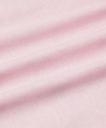 Pale Pink Tailored Fit Essential Linen Smart Casual Shirt